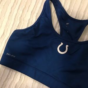 Nike NFL colts sports bra